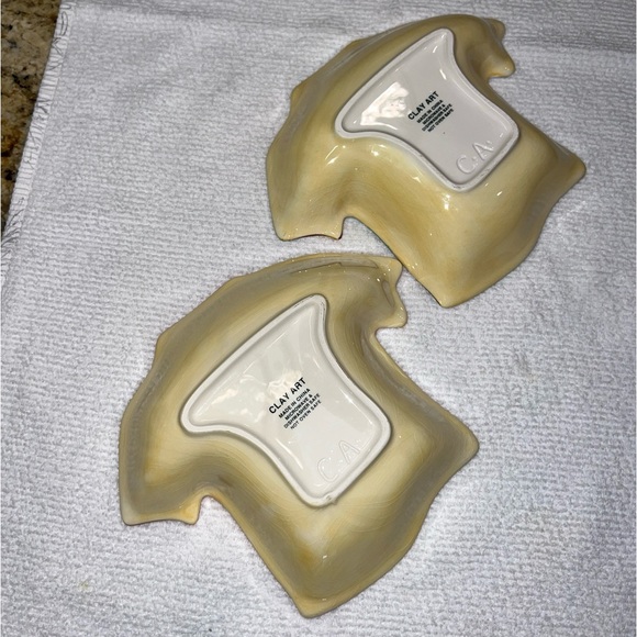 Clay Art Hawaiian Shirt Bowl Set of 2 Ceramic Luau Theme Candy/Nut
Bowls Party - Picture 7 of 11